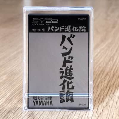 Yamaha SY22 / TG33 Voice ROM Card VC2201 Band Evolution Theory // Ultra Rare Japan Only!