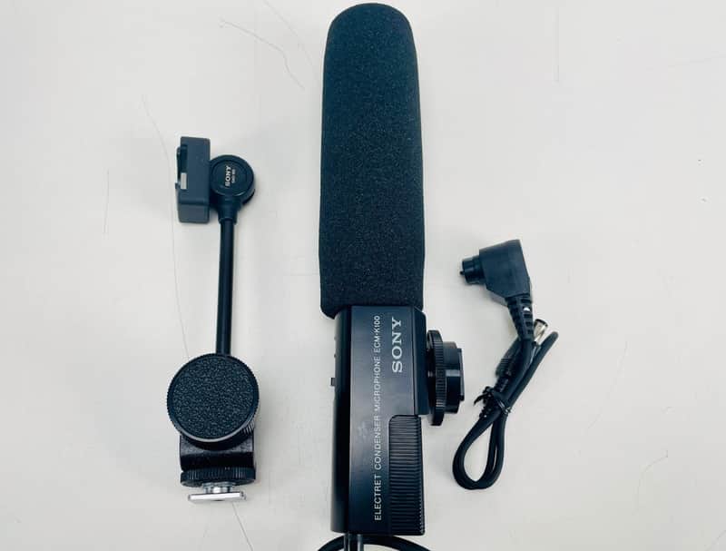 Sony ECM-K100 Electret Condenser Video Camera Microphone Full set with case image 1