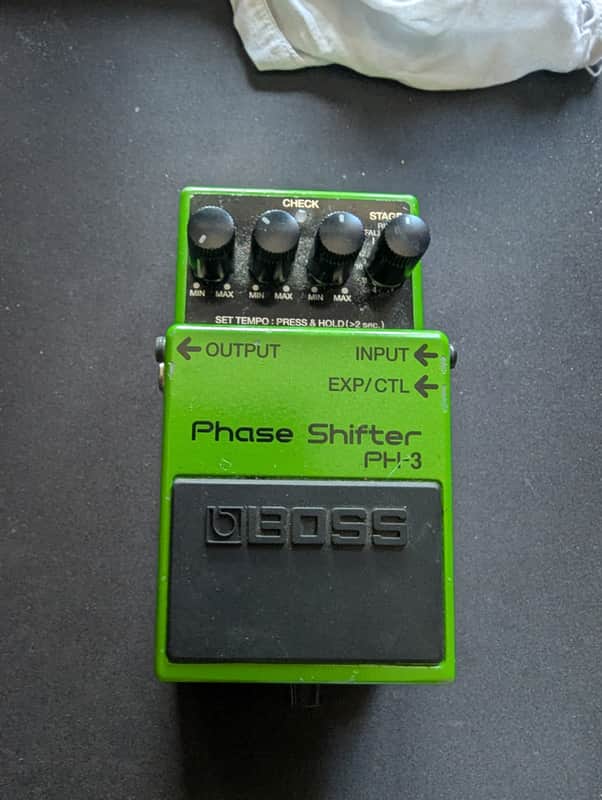 Boss PH-3 Phase Shifter (Dark Gray Label) 2000 - Present - Green image 1