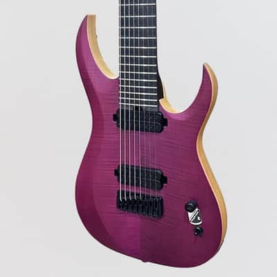 Schecter John Browne Tao-8 8-String Electric Guitar - Trans Purple image 3