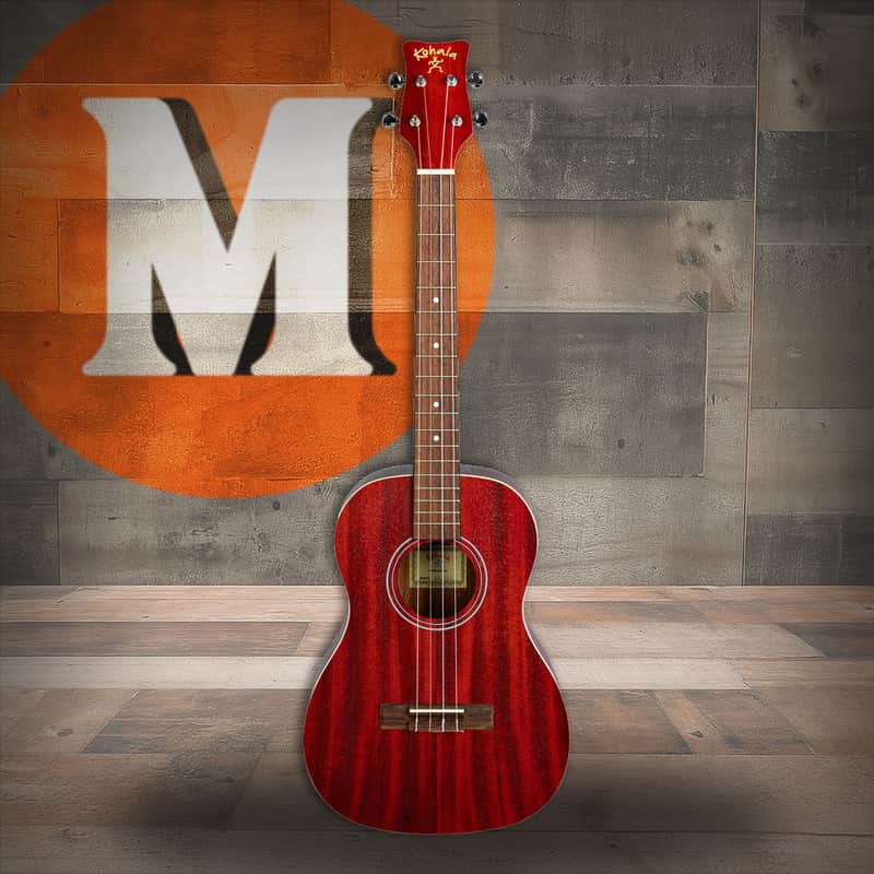 Kohala All Mahogany Baritone Ukulele W/ Passive Pickup (AK-BAE) image 1