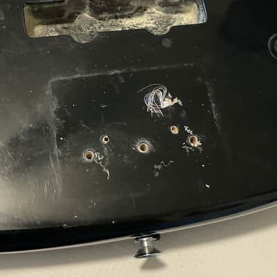 1980's Overseas Kramer Striker 700st Black 4 String Electric Bass Guitar Body image 5