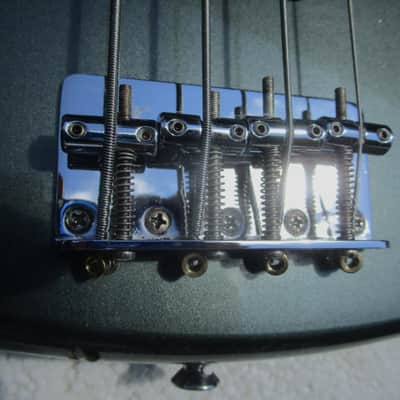 Yamaha RBX 270 Bass Guitar, 2012, 34" Scale, Metallic Blue, Fresh Setup image 6