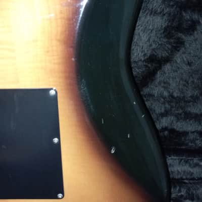 Fender Contemporary Stratocaster 1985-1988, Kahler Spyder lock tremolo- Sunburst + hard case image 10