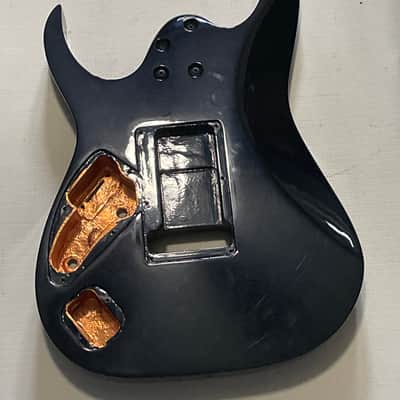 2007 Japan Ibanez RG2570e Prestige Refinished Midnight Blue Guitar Body Edge Pro Tremolo Ready image 12