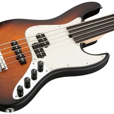 Sadowsky MetroLine 21-Fret Vintage P/J Bass-Swamp Ash Body-5 String-Almond Sunburst Transparent Satin-Fretless image 1