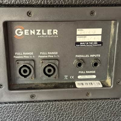 Genzler Amplification BA12-3-STR Bass Array 350-Watt 1x12" / 4x3" Straight Bass Speaker Cabinet 2020s - Black image 3