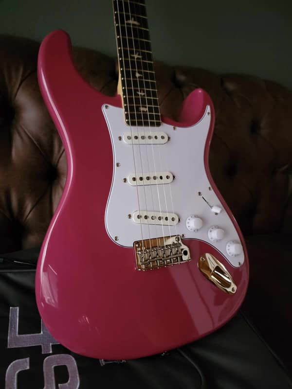 PRS SE Silver Sky John Mayer Signature - Dragon Fruit with Upgrades image 1