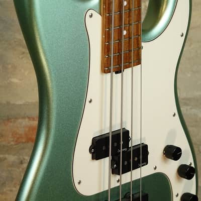 SADOWSKY MetroLine Hybrid PJ 21-4 Corde - Made in Germany - Sage Green Metallic Satin image 10