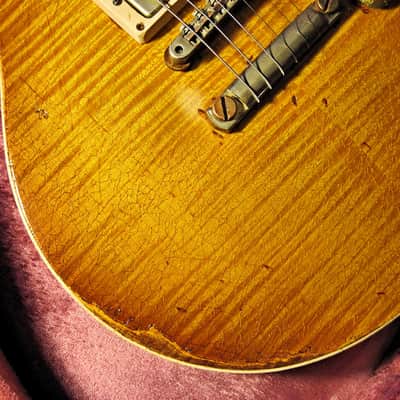 Gibson Custom Shop Tom Doyle "TIME MACHINE" #86 “SUPER PREMIUM” Historic Aged '59 Les Paul ~ R9 w/Doyle Coils PAF – Vintage 1959 Relic Burst image 19