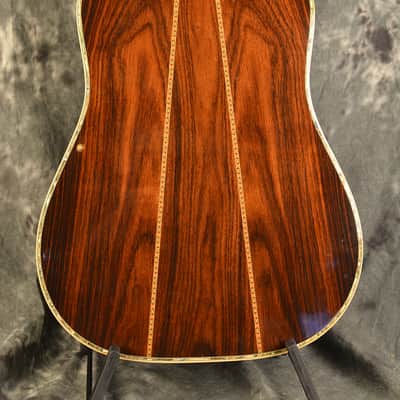 Fender F-115 1978 RARE Vintage Dreadnought D-45 Style Pearl Acoustic Guitar w Hard Case Included image 4