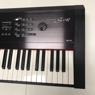 Yamaha S08 88 Key Programmable Synthesizer Keyboard & Kaces III Wheeled Gig Bag image 11