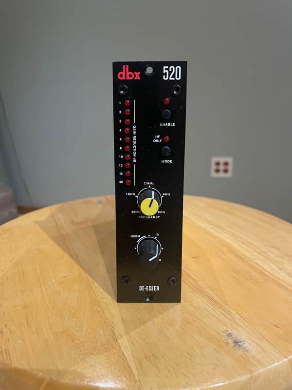 dbx 520 500 Series De-Esser Module 2010s - Black image 1