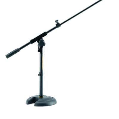 Hercules MS120B Lo-Pro H-Base Short Boom Mic Stand