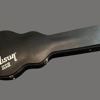Gibson USA Guitar Case 2009 - for Les Paul Guitar, Black with White Interior Lining image 1