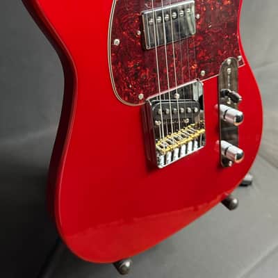 G&L Tribute ASAT Classic Bluesboy Electric Guitar Candy Apple Red Finish image 5