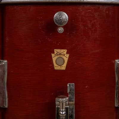 1960s Ludwig 10x14 Prep Model Parade Drum w/ Hard Case image 9