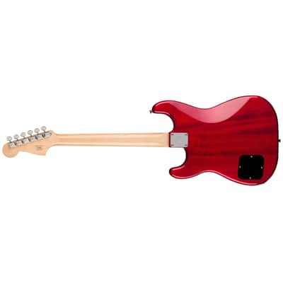 Squier Paranormal Strat-O-Sonic - Crimson Red Transparent image 3