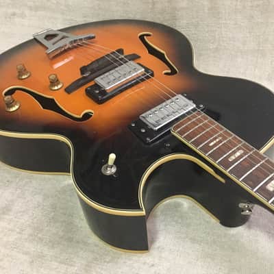 Ventura V-1300 Hollowbody 1968 Sunburst Jazz Box Electric Guitar MIJ Japan image 4
