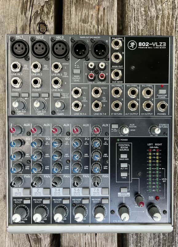 Mackie 802-VLZ3 8-Channel Mic / Line Mixer | Reverb