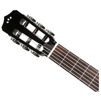 Cordoba Fusion Stage Cutaway A/E Nylon String Guitar - Black Burst Open Box image 4