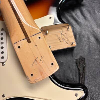 2009 Fender Custom Shop Masterbuilt Mark Kendrick ‘57 Stratocaster NOS 2 Color Sunburst image 20