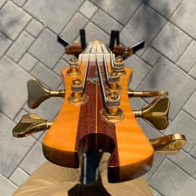 Tobias Signature 5 String CUSTOM (mid-90's) Woods and Mother of Pearl image 11