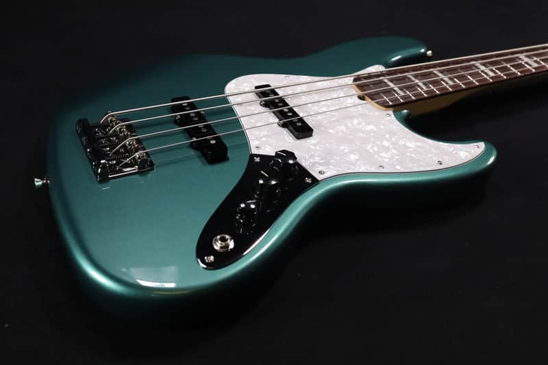 Fender Adam Clayton Jazz Bass Rosewood Fingerboard Sherwood Green Metallic 66A image 1