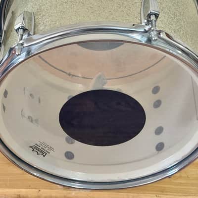 Vintage 1968 Ludwig 12" Tom Silver Sparkle white Interior for drum set kit 60s image 8