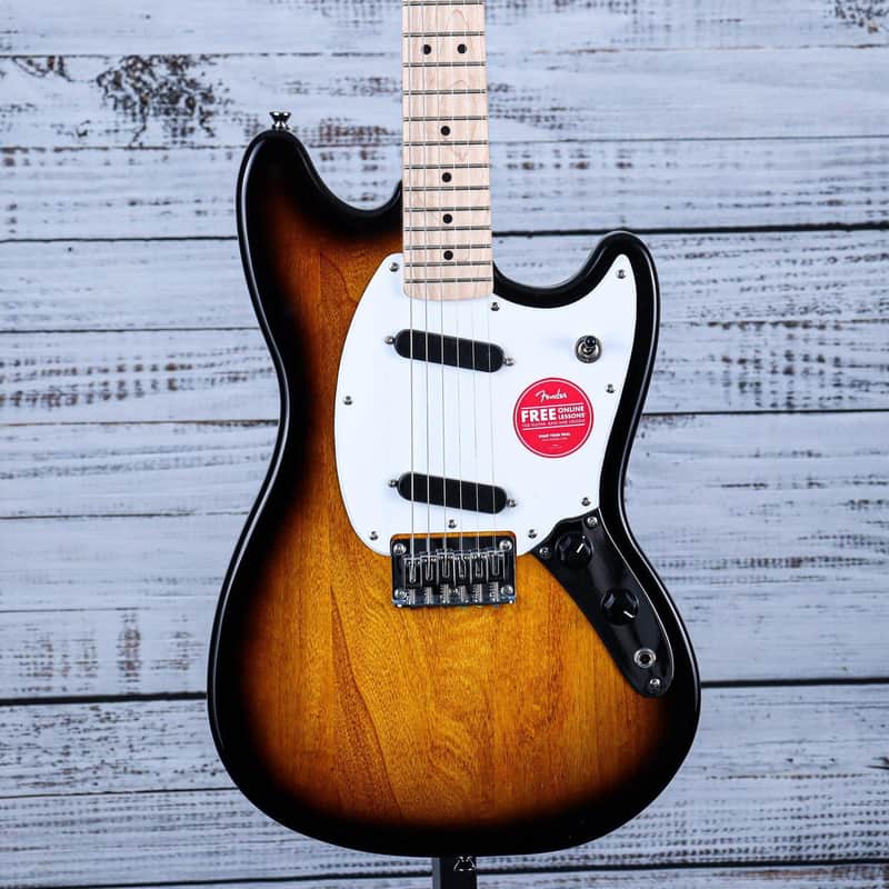 Squier Sonic Mustang SS Short-Scale Electric Guitar w/Hardtail | Sunburst (BEGINNER) image 1