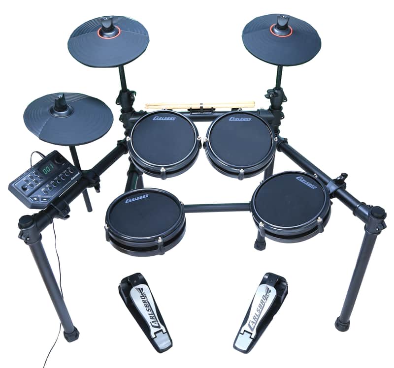 Carlsbro CSD25M 7 Piece Mesh Pad Electronic Drum Kit CSD25M-U image 1