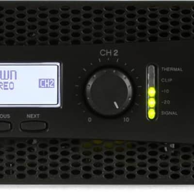 Crown XLS 1002 350W 2-channel Power Amplifier  Bundle with Neutrik NL4FX 4-pole Female speakON Cable-mount Connector image 1