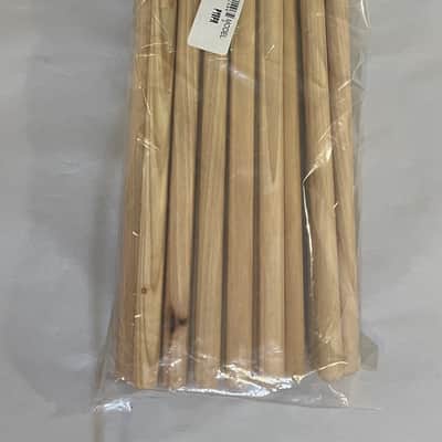 Nylon Tipped Hickory Drum Sticks 10-PAIR Pack image 2