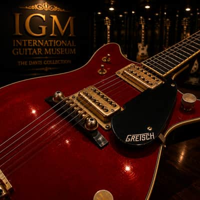 Gretsch JET FIREBIRD 6131 1961 - Red transparent image 5