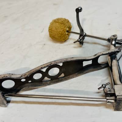 Vintage 1928 Leedy Bass Drum Pedal w/Leedy Brass Cymbal & Striker image 8