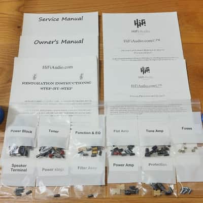 Pioneer SX-1080 restoration kit filter capacitor repair rebuild fix image 1
