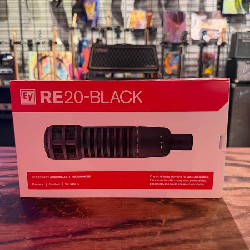New - Electro-Voice RE20 Cardioid Dynamic Microphone 2021 - Present - Black image 1