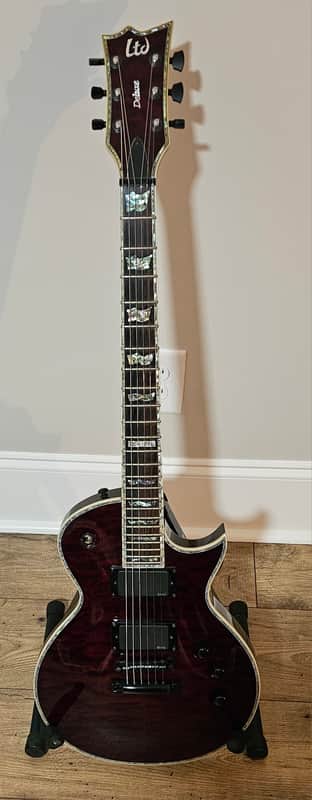 ESP LTD EC1000 2006 - See-Thru Black Cherry image 1