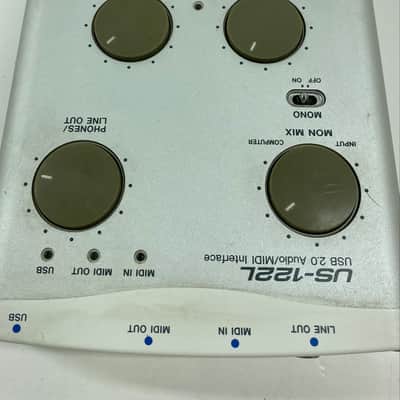TASCAM US-122L USB Audio Interface 2010s - Silver image 3