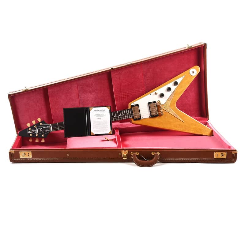 Gibson Custom Shop Murphy Lab '58 Korina Flying V with Brazilian Rosewood Fretboard image 8