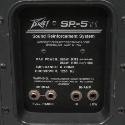 Peavey SP-5TI Passive PA Speaker Pair x1209 (USED) image 13