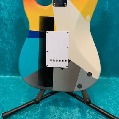 Crash 1 Eric Clapton Fender Stratocaster guitar 2021 - Hand Painted Strat vintage design non standard made in USA one image 9