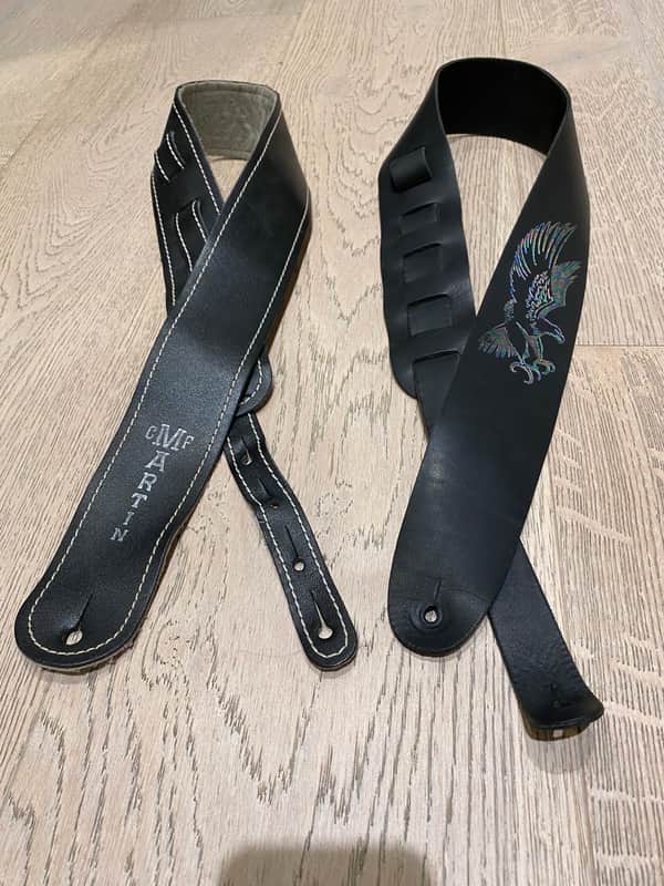 Martin Guitar Strap Leather - Set of Two image 1