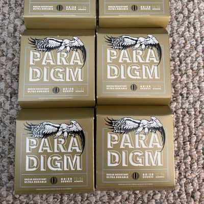Ernie Ball P02086 Paradigm Medium Light 80/20 Bronze Acoustic Guitar Strings (12-54) 2010s - Standard image 2