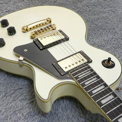 2008 made Epiphone CHINA Les Paul Custom Alpine White Qingdao Made in China image 2
