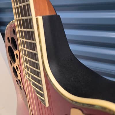 Ovation Celebrity Limited Edition Model CP 2001 Electric Acoustic Guitar 2006 - Red Flame image 12