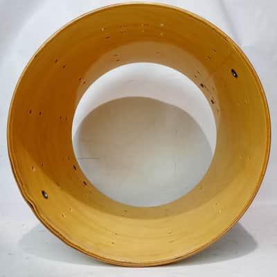 Pearl Marching Percussion 12x14"Snare Drum Shell Made In Japan Piano White 80s image 6