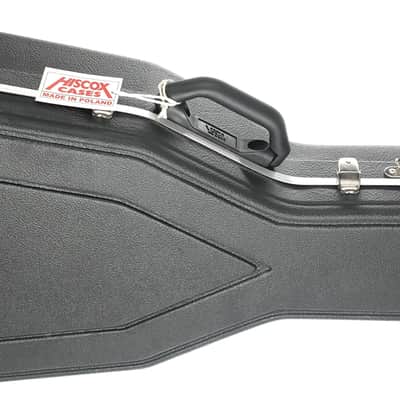 Hiscox Pro-II OOO & OM Acoustic Guitar Case Black/Silver image 2