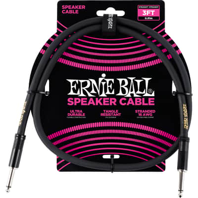 Ernie Ball 3 Foot Speaker Cable image 1