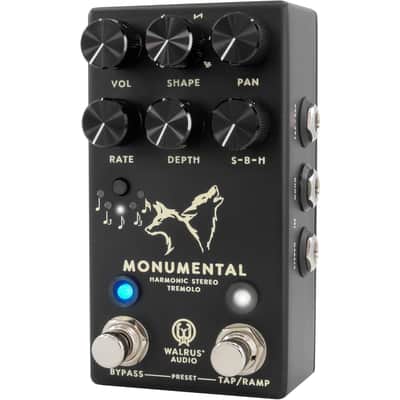 Walrus Audio Monumental Harmonic Stereo Tremolo Pedal, Black image 4